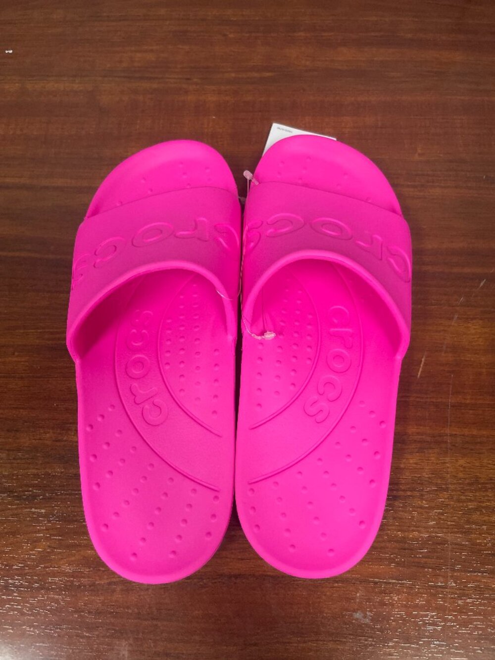 Crocs Womens Hot Pink Slides US M6/W8